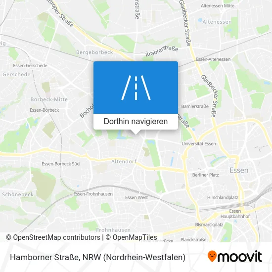 Hamborner Straße Karte