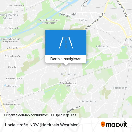 Hanielstraße Karte