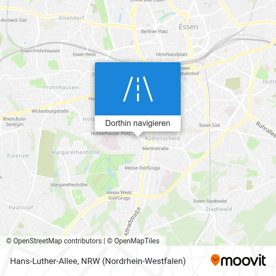 Hans-Luther-Allee Karte