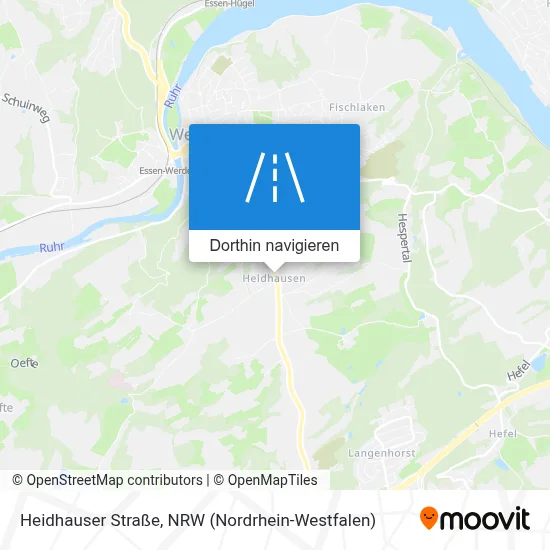 Heidhauser Straße Karte