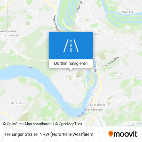 Heisinger Straße Karte