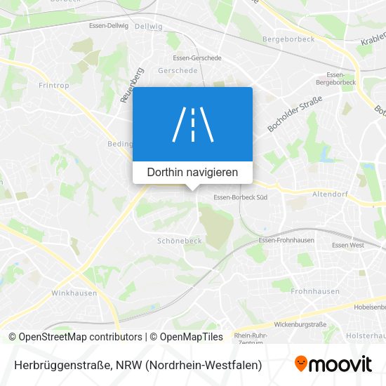 Herbrüggenstraße Karte