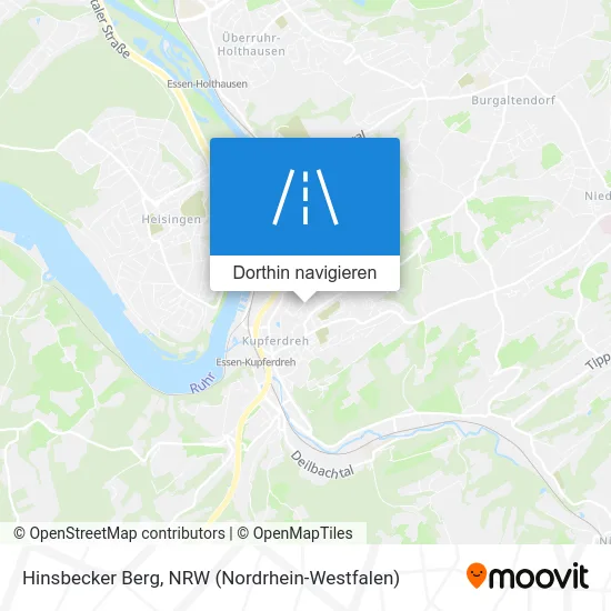 Hinsbecker Berg Karte