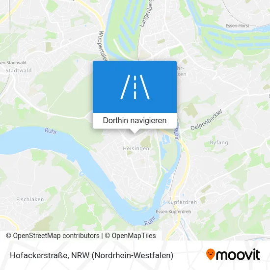 Hofackerstraße Karte