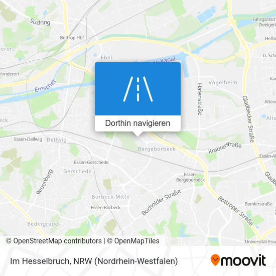 Im Hesselbruch Karte