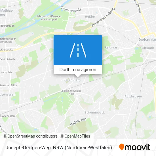 Joseph-Oertgen-Weg Karte