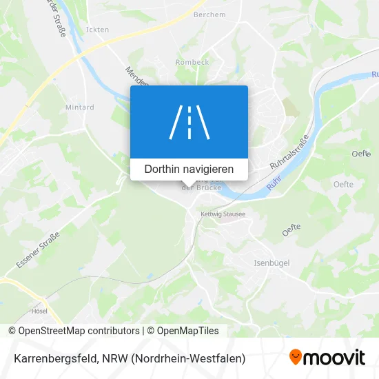 Karrenbergsfeld Karte