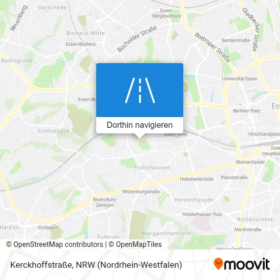 Kerckhoffstraße Karte