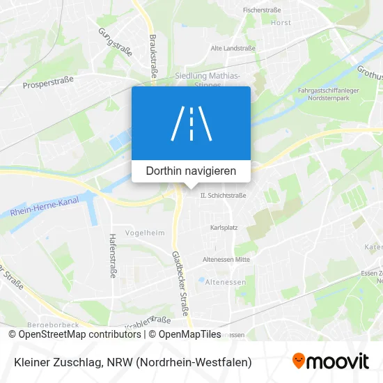 Kleiner Zuschlag Karte