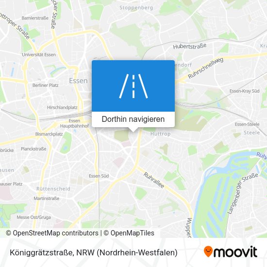 Königgrätzstraße Karte