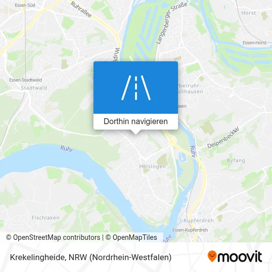 Krekelingheide Karte