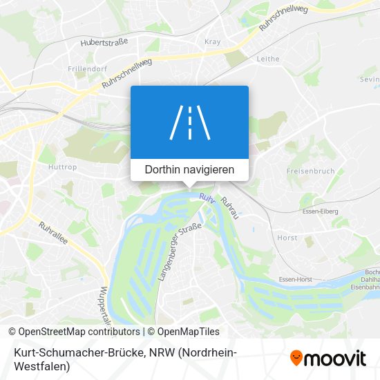 Kurt-Schumacher-Brücke Karte