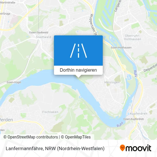 Lanfermannfähre Karte