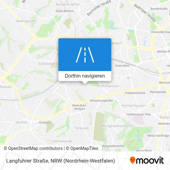 Langfuhrer Straße Karte