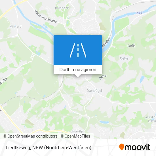 Liedtkeweg Karte
