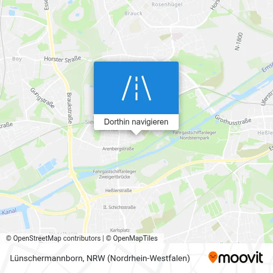 Lünschermannborn Karte