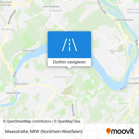 Maasstraße Karte