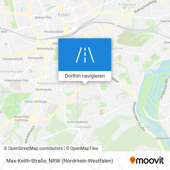 Max-Keith-Straße Karte