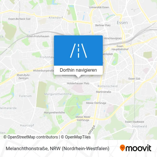 Melanchthonstraße Karte