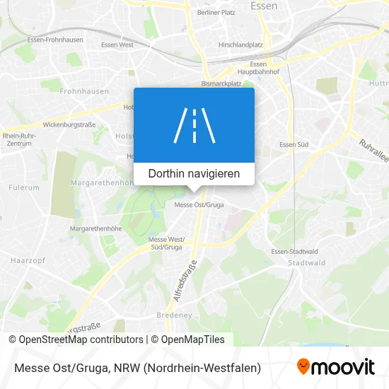 Messe Ost/Gruga Karte