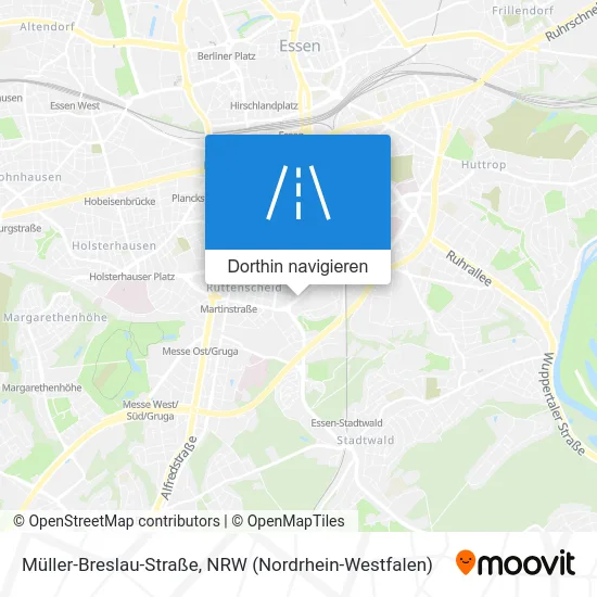 Müller-Breslau-Straße Karte