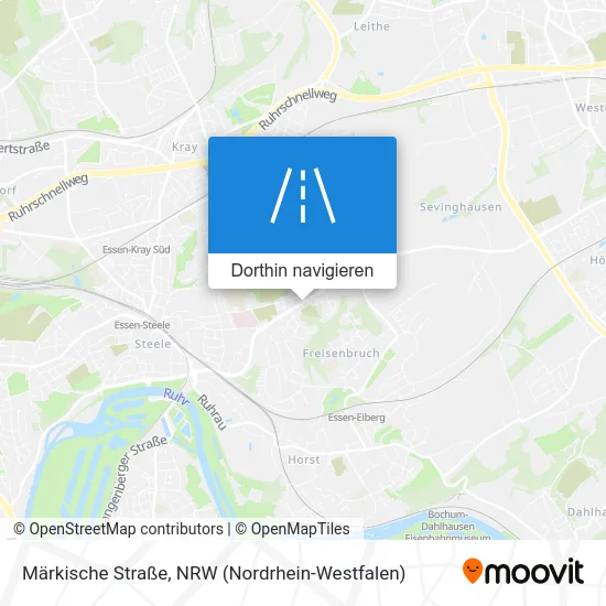 Märkische Straße Karte