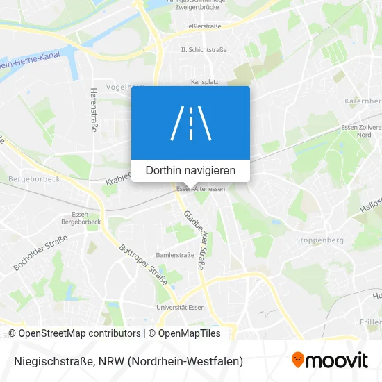 Niegischstraße Karte