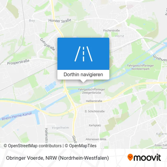 Obringer Voerde Karte