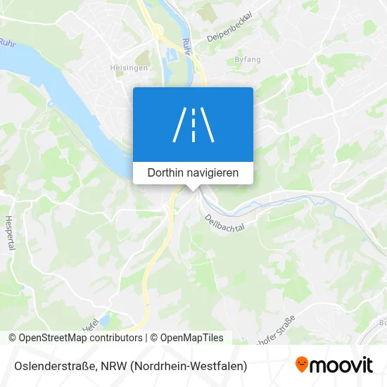 Oslenderstraße Karte