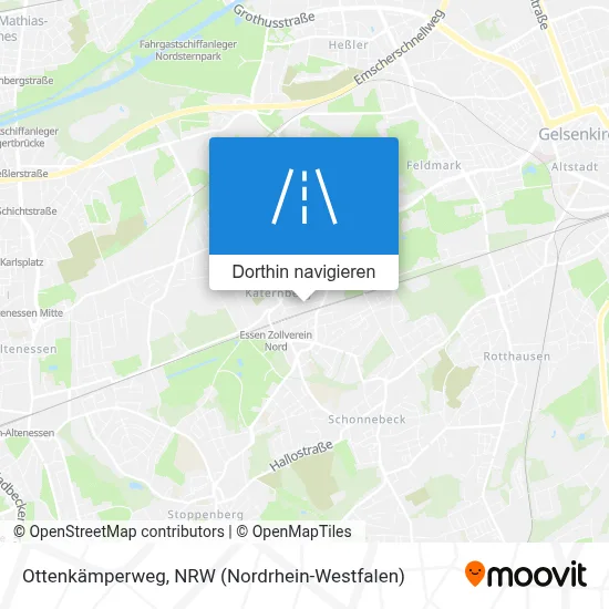 Ottenkämperweg Karte