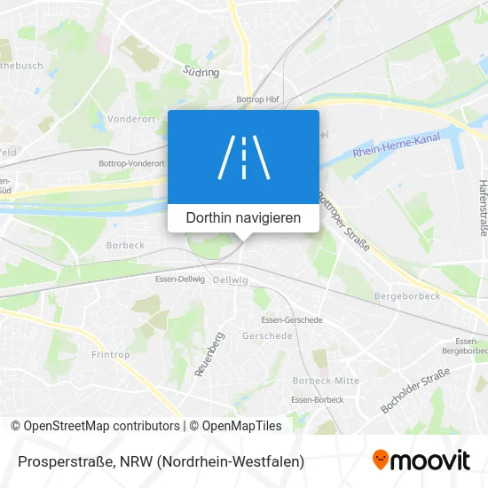 Prosperstraße Karte