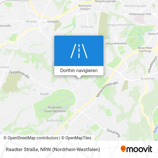 Raadter Straße Karte