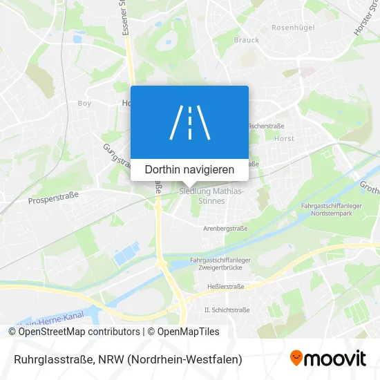 Ruhrglasstraße Karte