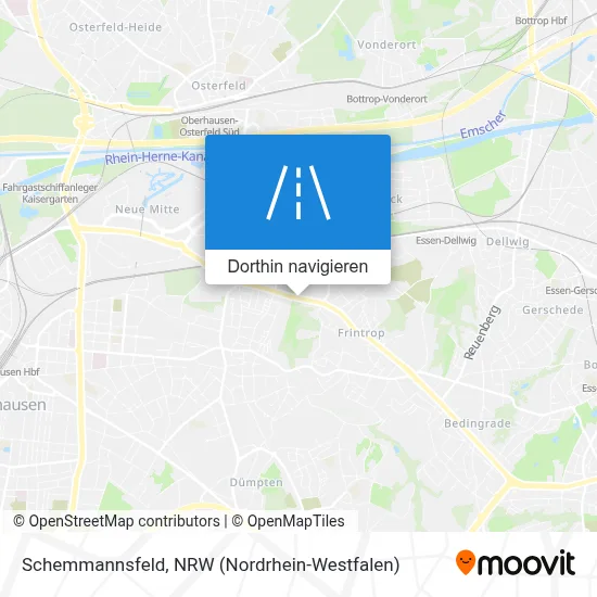 Schemmannsfeld Karte