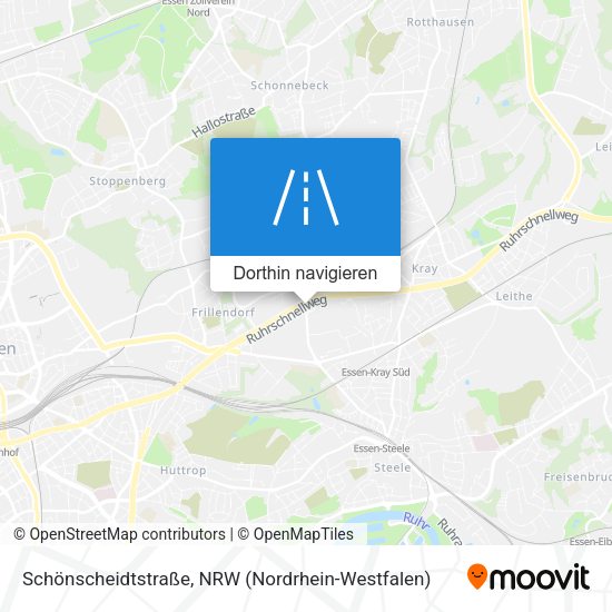 Schönscheidtstraße Karte