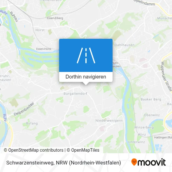 Schwarzensteinweg Karte