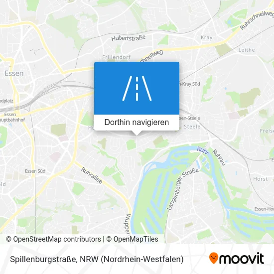 Spillenburgstraße Karte
