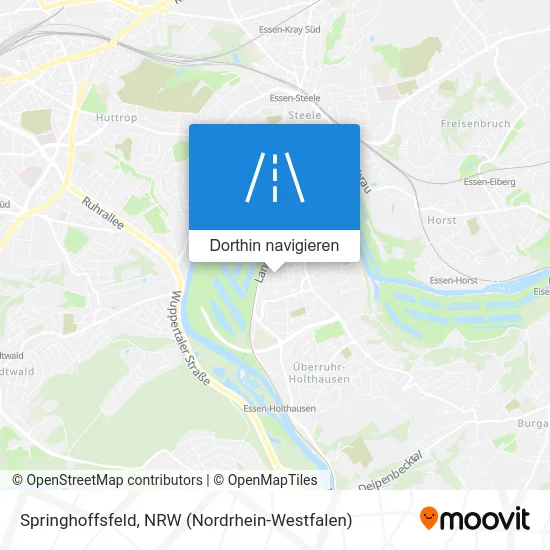 Springhoffsfeld Karte