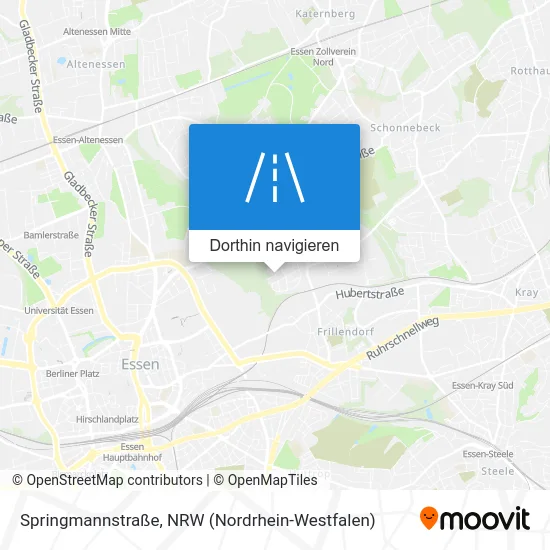 Springmannstraße Karte