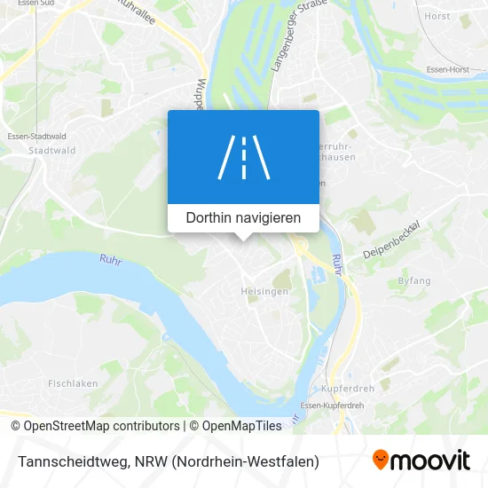 Tannscheidtweg Karte