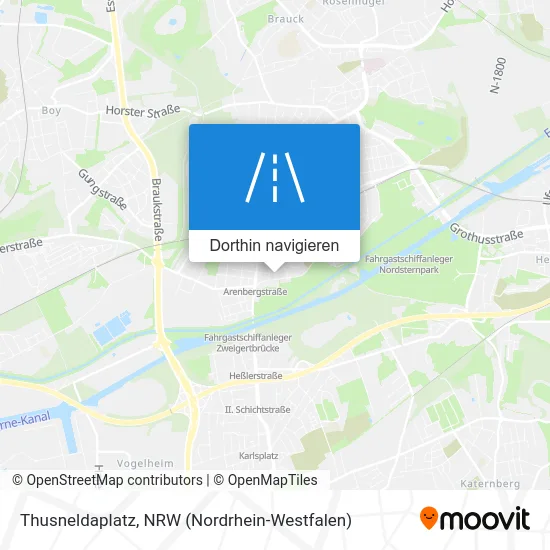 Thusneldaplatz Karte