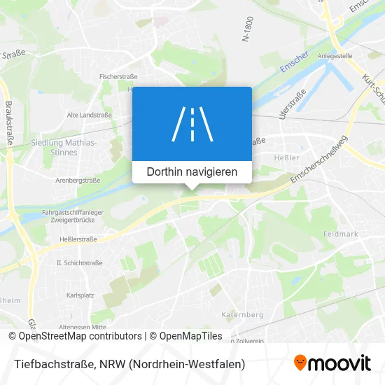 Tiefbachstraße Karte