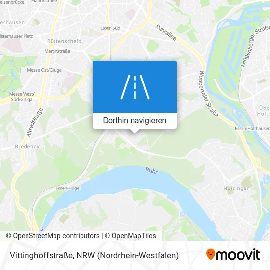 Vittinghoffstraße Karte