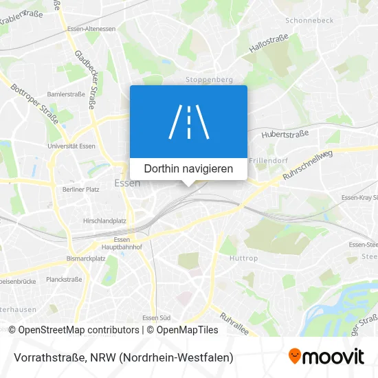 Vorrathstraße Karte