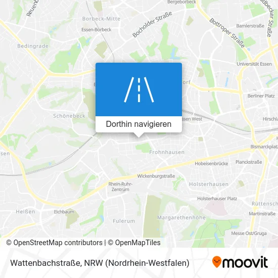 Wattenbachstraße Karte