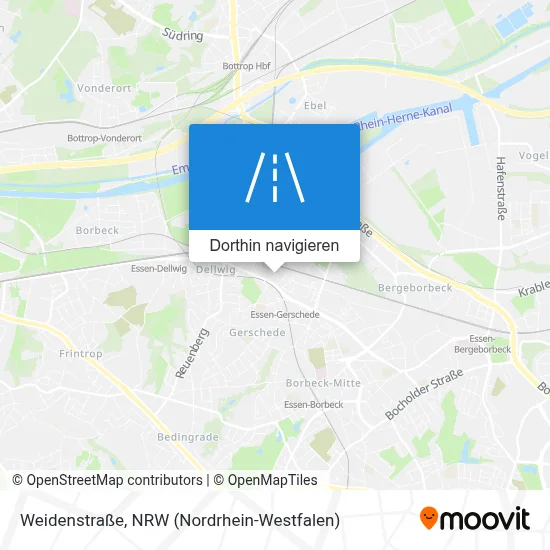 Weidenstraße Karte
