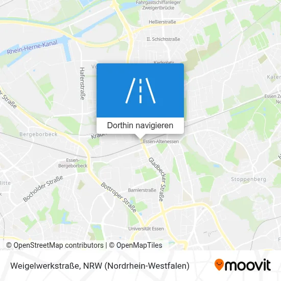 Weigelwerkstraße Karte