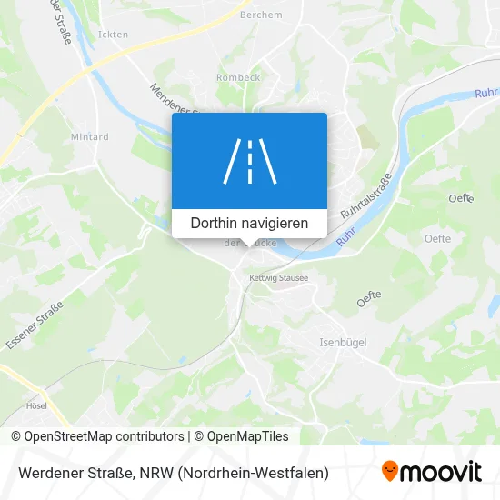 Werdener Straße Karte