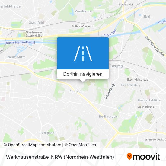 Werkhausenstraße Karte