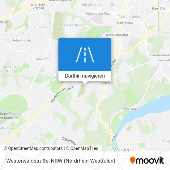 Westerwaldstraße Karte